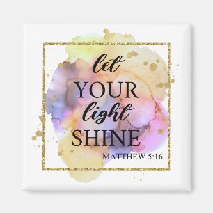 Let your light shine  magnet