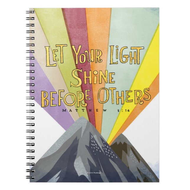 Let Your Light Shine Notebook (Front)