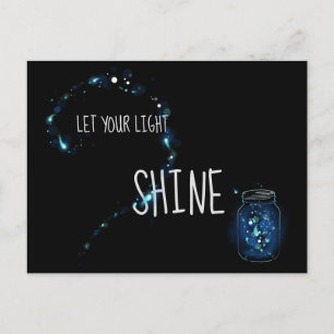 Let Your Light Shine Postcard