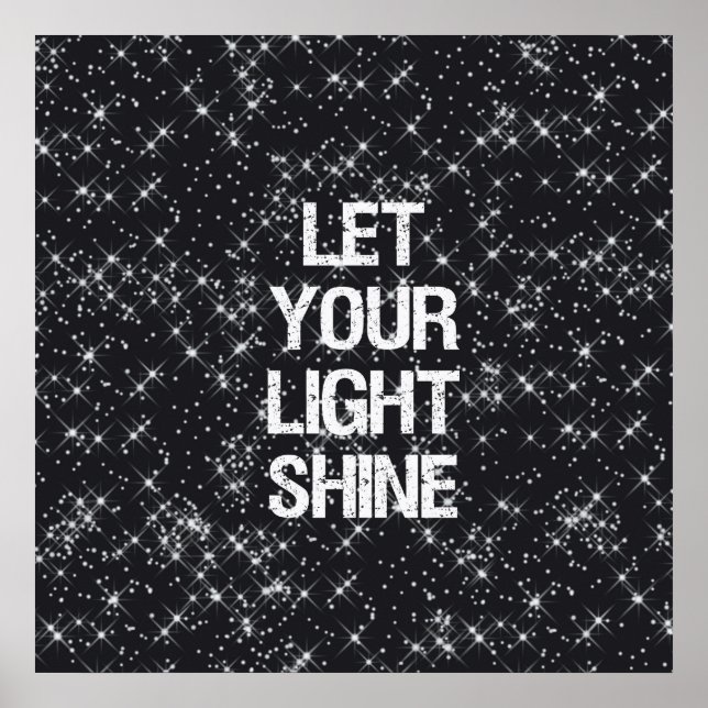 Let Your Light Shine Poster (Front)