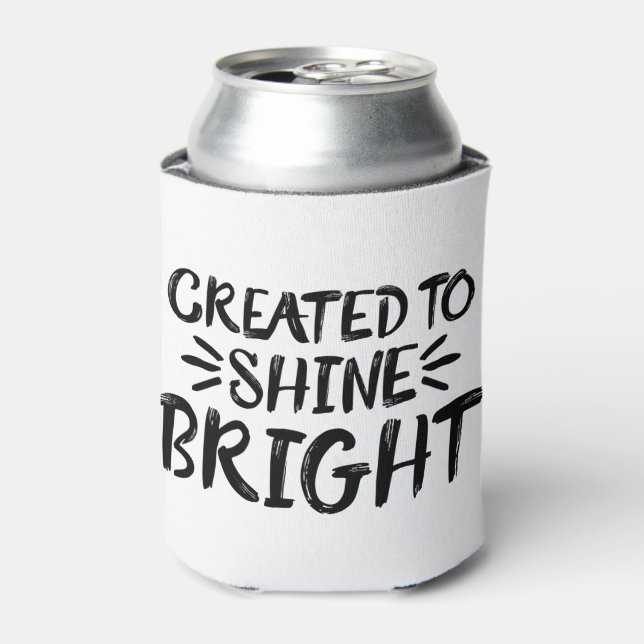 Let Your Light Shine Scripture Art Quote Art Motiv Can Cooler (Can Front)