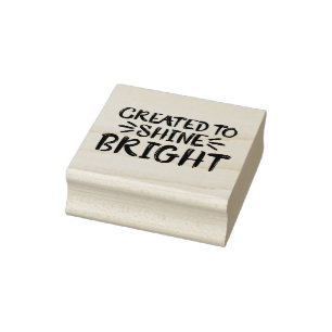 Let Your Light Shine Scripture Art Quote Art Motiv Rubber Stamp