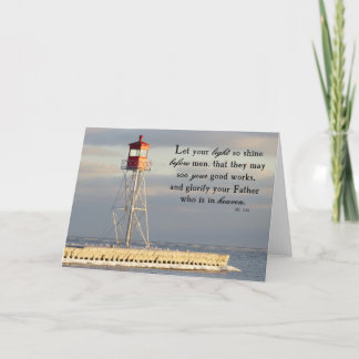 Let Your Light Shine - Scripture Card