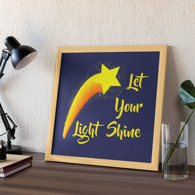 "Let Your Light Shine" Shooting Star Print (Creator Uploaded)