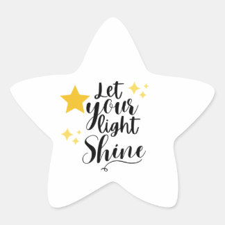 Let Your Light Shine Stickers