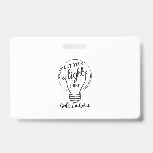 Let Your Light Shine with God's Lanterns Badge