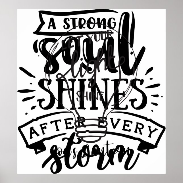 Let Your Light Shine with God's Lanterns Poster (Front)