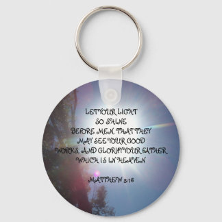 LET YOUR LIGHTSO SHINEBEFORE MEN, ... KEYCHAIN