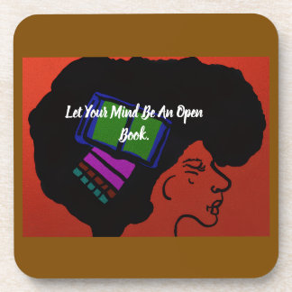 Let Your Mind Be An Open Book Coaster