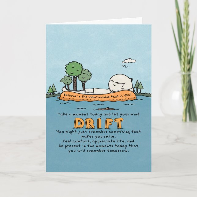 Let Your Mind Drift Card (Front)