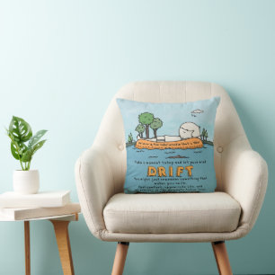 Let Your Mind Drift Throw Pillow