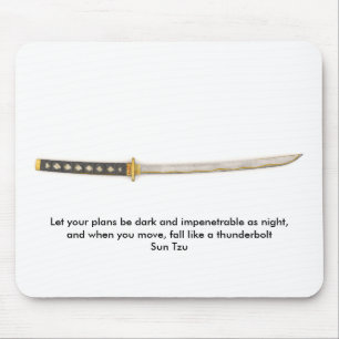 Let your plans be dark and impenetrable as night mouse pad