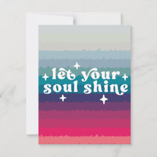 Let Your Soul Shine RSVP Card