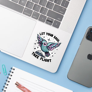 Let Your Soul Take Flight Sticker