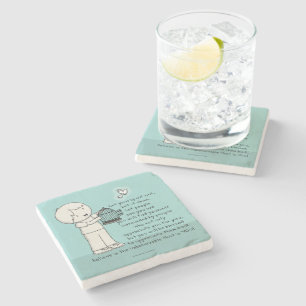 Let Your Spirit Out Stone Coaster