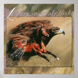 Let your Spirit take Flight Poster