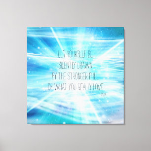 Let Yourself Be Drawn Canvas Print