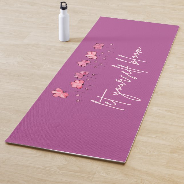 Let Yourself Bloom Yoga Mat (In Situ)