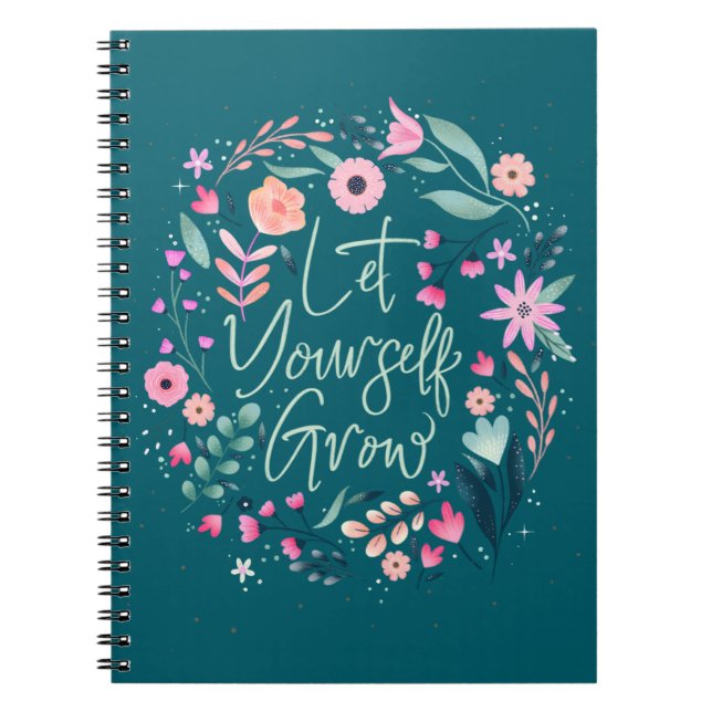 Let Yourself Grow Notebook (Front)