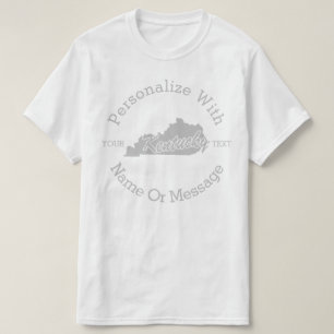 L'état du Kentucky A PERSONNALISÉ le T-shirt