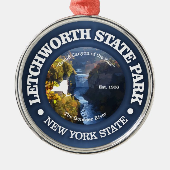Letchworth SP Metal Ornament (Front)