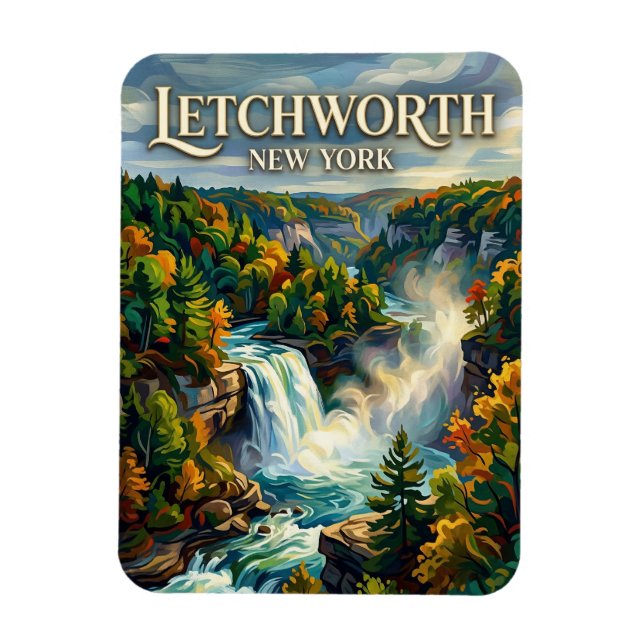 Letchworth State Park New York Magnet (Vertical)