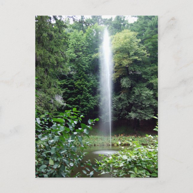 Letchworth State Park Water Fountain Postcard (Front)