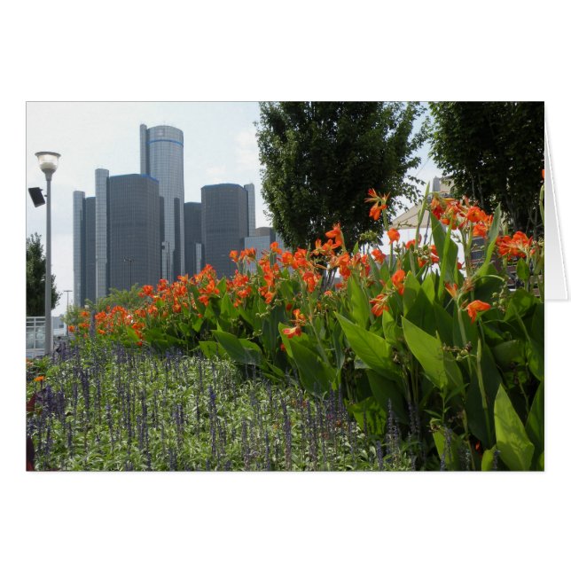 L'été avec la carte Detroit (Devant horizontal)