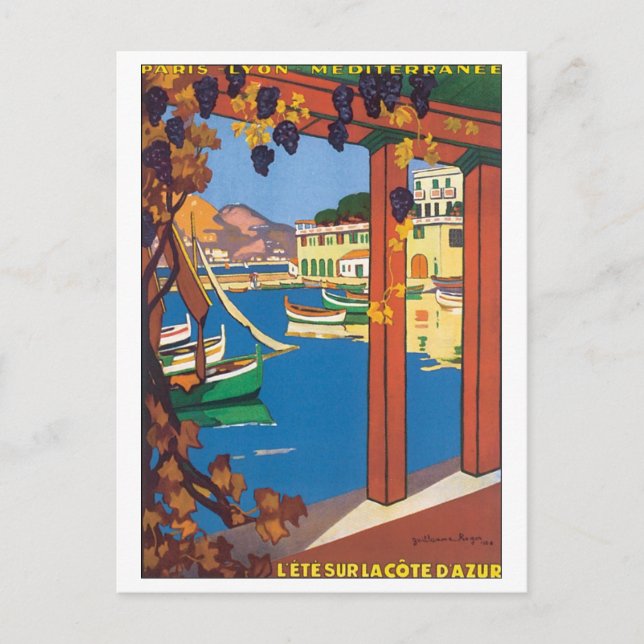 Lete Sur La Cote D' Azur Postcard (Front)