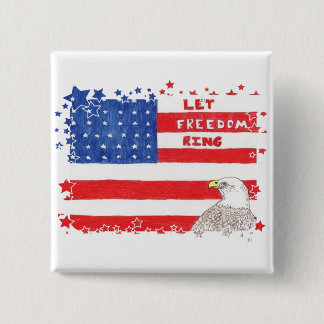 LetFreedomRing-border 2 Inch Square Button