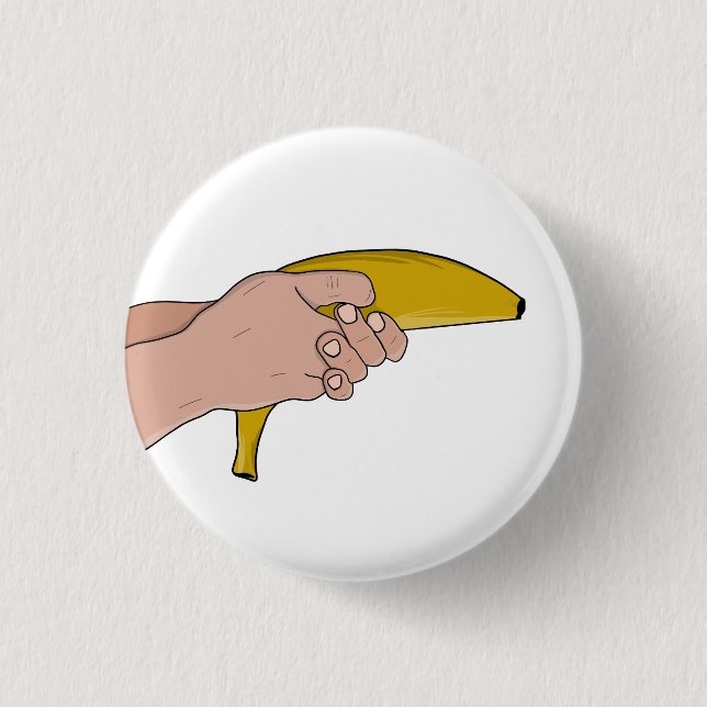 Lethal banana 1 inch round button (Front)