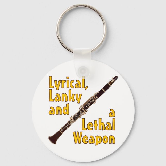 Lethal Clarinet Keychain (Front)