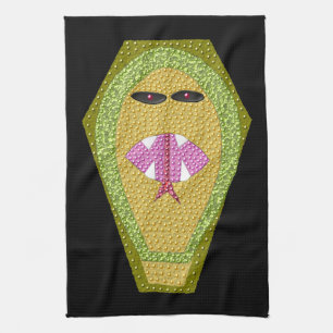 Lethal Egyptian Cobra Kitchen Towel