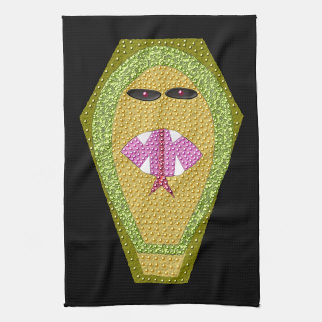 Lethal Egyptian Cobra Kitchen Towel (Vertical)