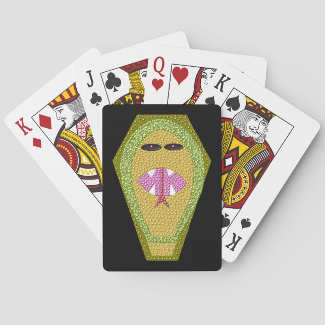 Lethal Egyptian Cobra Playing Cards (Back)