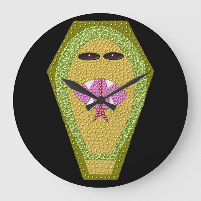 Lethal Egyptian Cobra Wall Clock (Front)