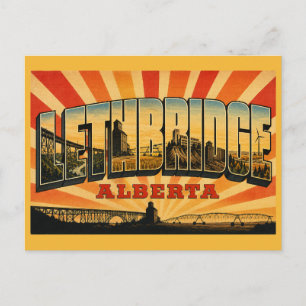 Lethbridge Alberta Agricultural Heart Postcard