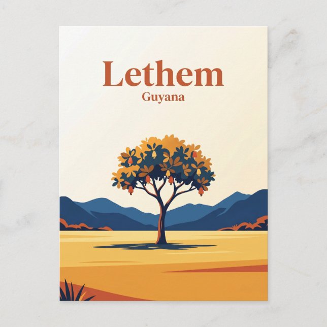 Lethem Guyana Postcard (Front)