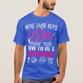 Lethis Girl Show You Howo Be A Mechanic retro T-Shirt