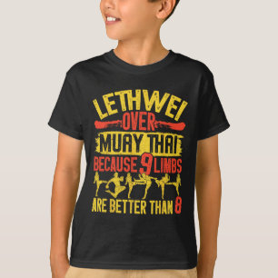 Lethwei Instructor Art Of 9 Limbs Burmese Boxing M T-Shirt