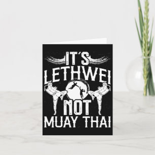 Lethwei Not Muay Thai Mixed Martial Arts Burmese B Card
