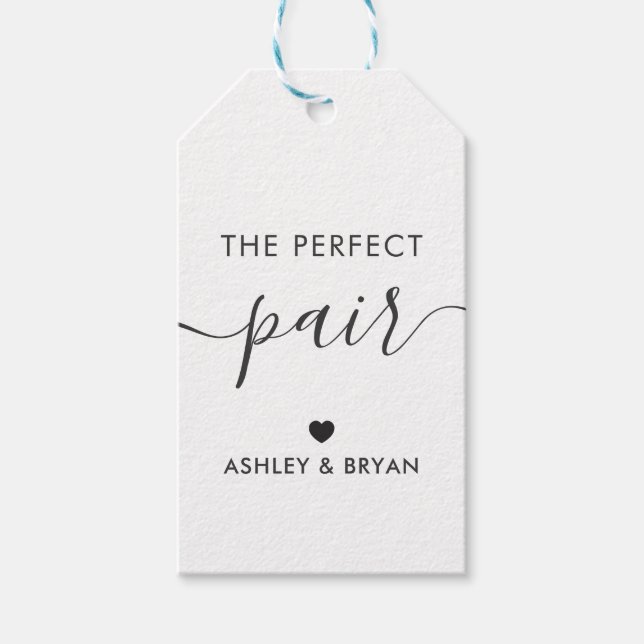 L'étiquette de la paire parfaite, Étiquette de cad (Devant)