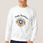 L'étoile brodée de David Hanoukka Sweatshirt