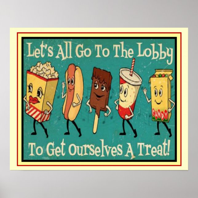 " Let's All Go To The Lobby..." 16 x 20 Print (Front)