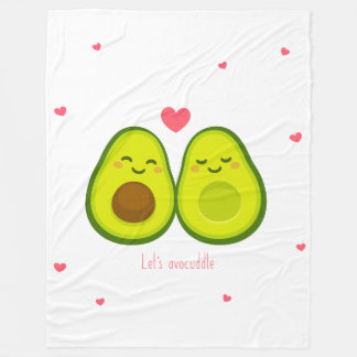 Let's Avo-cuddle Fleece Blanket