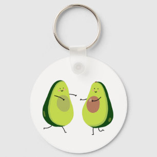 LET'S AVOCUDDLE, AVOCADO DESIGN KEYCHAIN