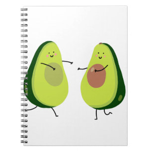 LET'S AVOCUDDLE, AVOCADO DESIGN NOTEBOOK