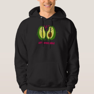 Let's Avocuddle Cute Avocado Vegetarian Vegan 1 Hoodie