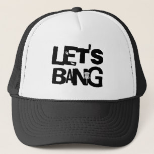 Let's Bang Disc Golf Themed Trucker Hat