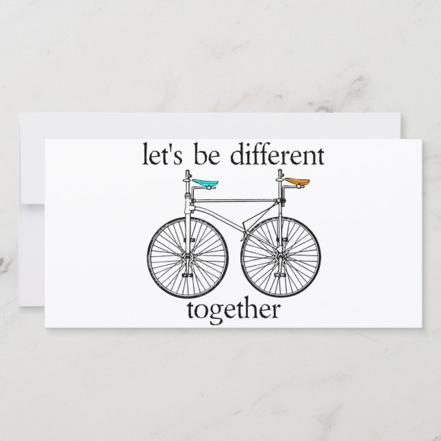 Let's Be Different Together (Front)
